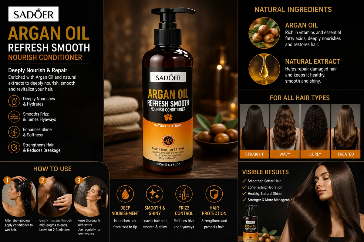 SADOER Argan Oil Refresh Smooth Conditioner