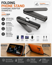 USB-C Foldable Phone Stand Adapter